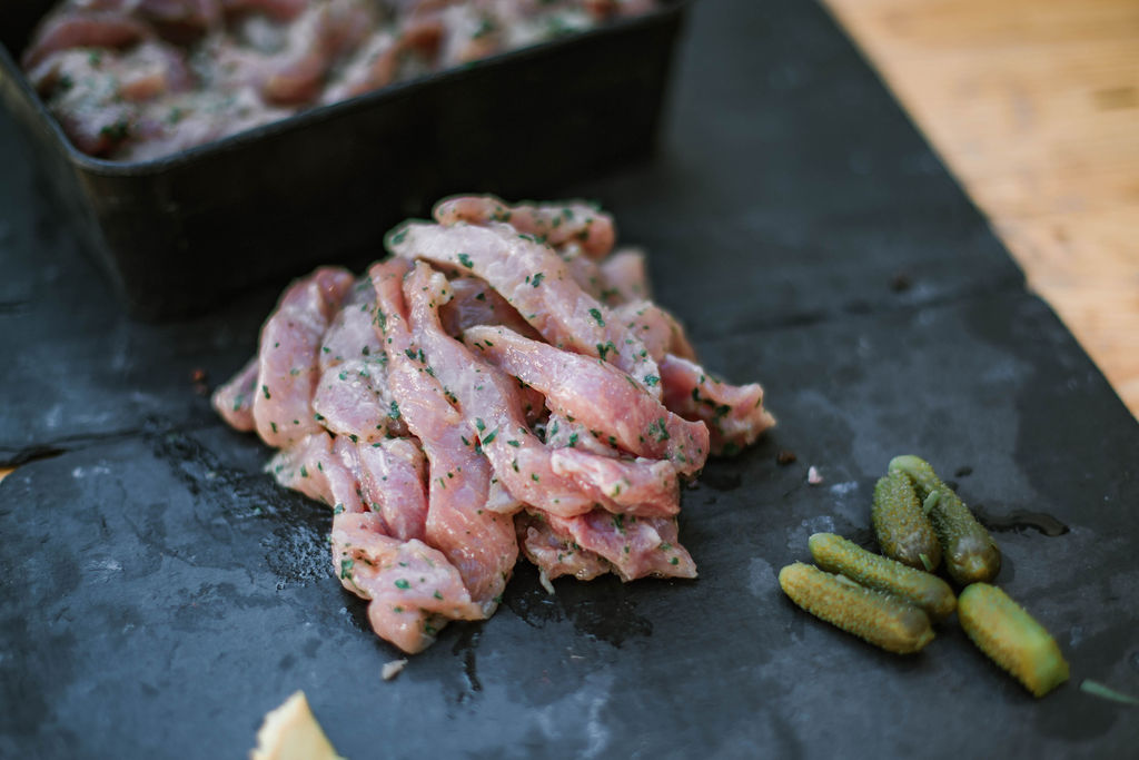 EMINCE PORC AIL CIBOULETTE